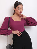 Tokyo Talkies Women Pink Solid Regular Top - Pink - Image 1