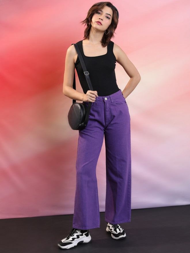Tokyo Talkies Women Black Solid Tank Top - Black - Image 2