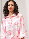 Tokyo Talkies Women Beige Printed Shirt Style Top - Pink - Image 1