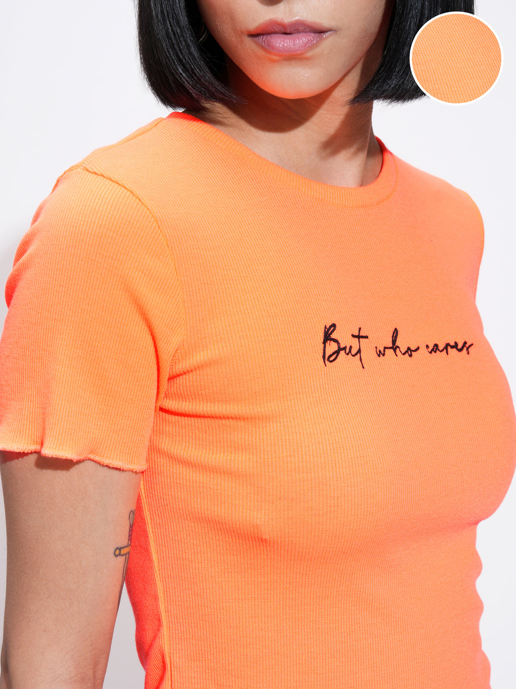 Tokyo Talkies Women Orange Printed Regular Top - Orange - Image 5