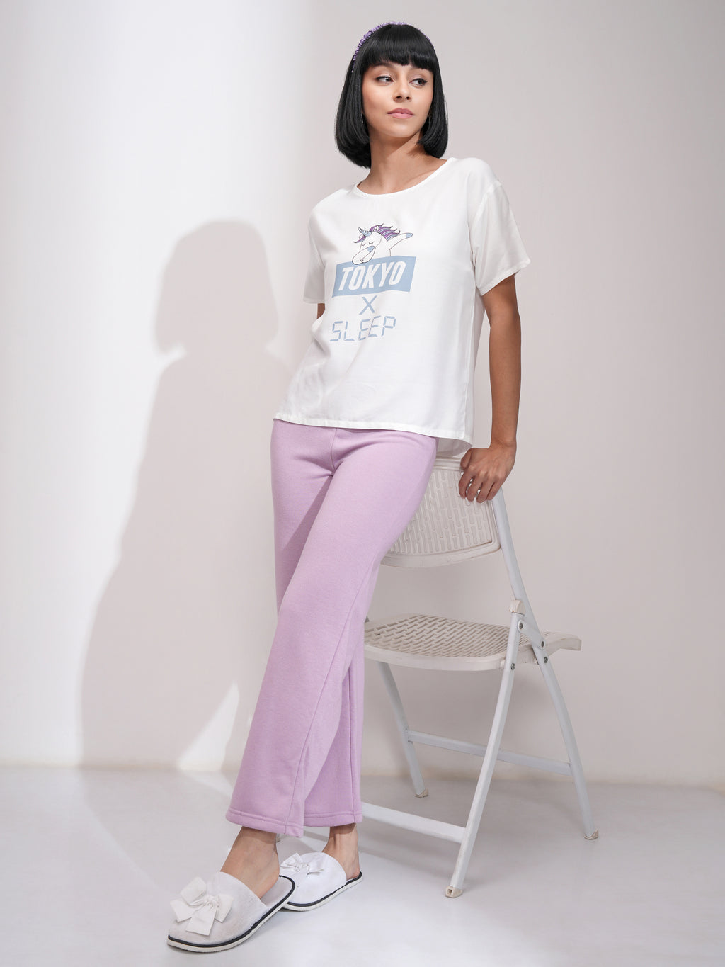 Tokyo Talkies Women White Printed Regular Top - White - Image 2