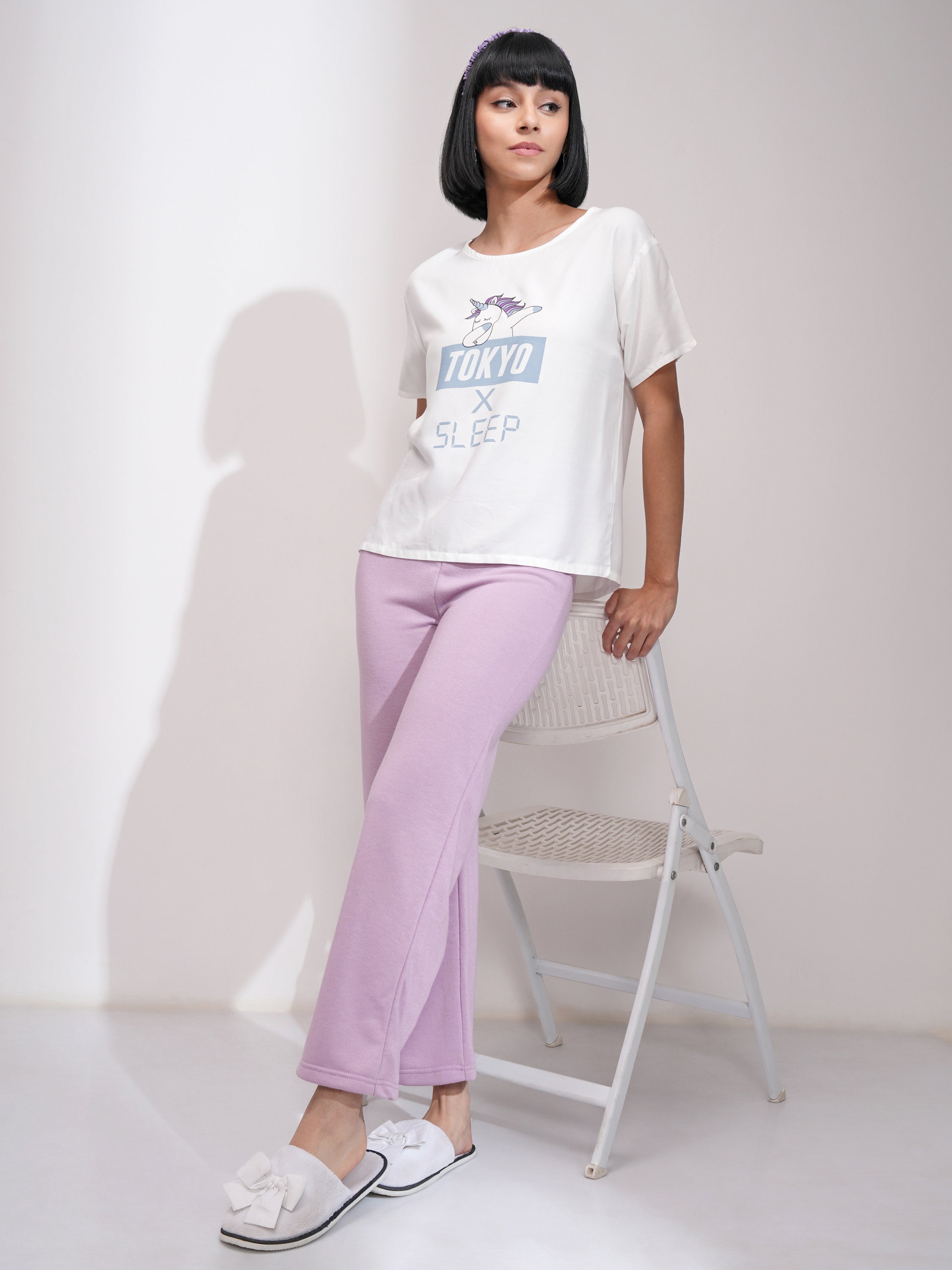 Tokyo Talkies Women White Printed Regular Top - White - Image 2