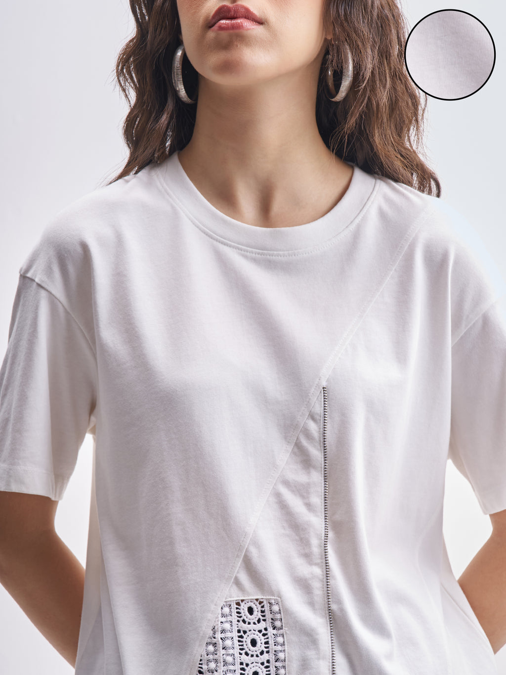 Tokyo Talkies Women White Solid Regular Top - White - Image 5
