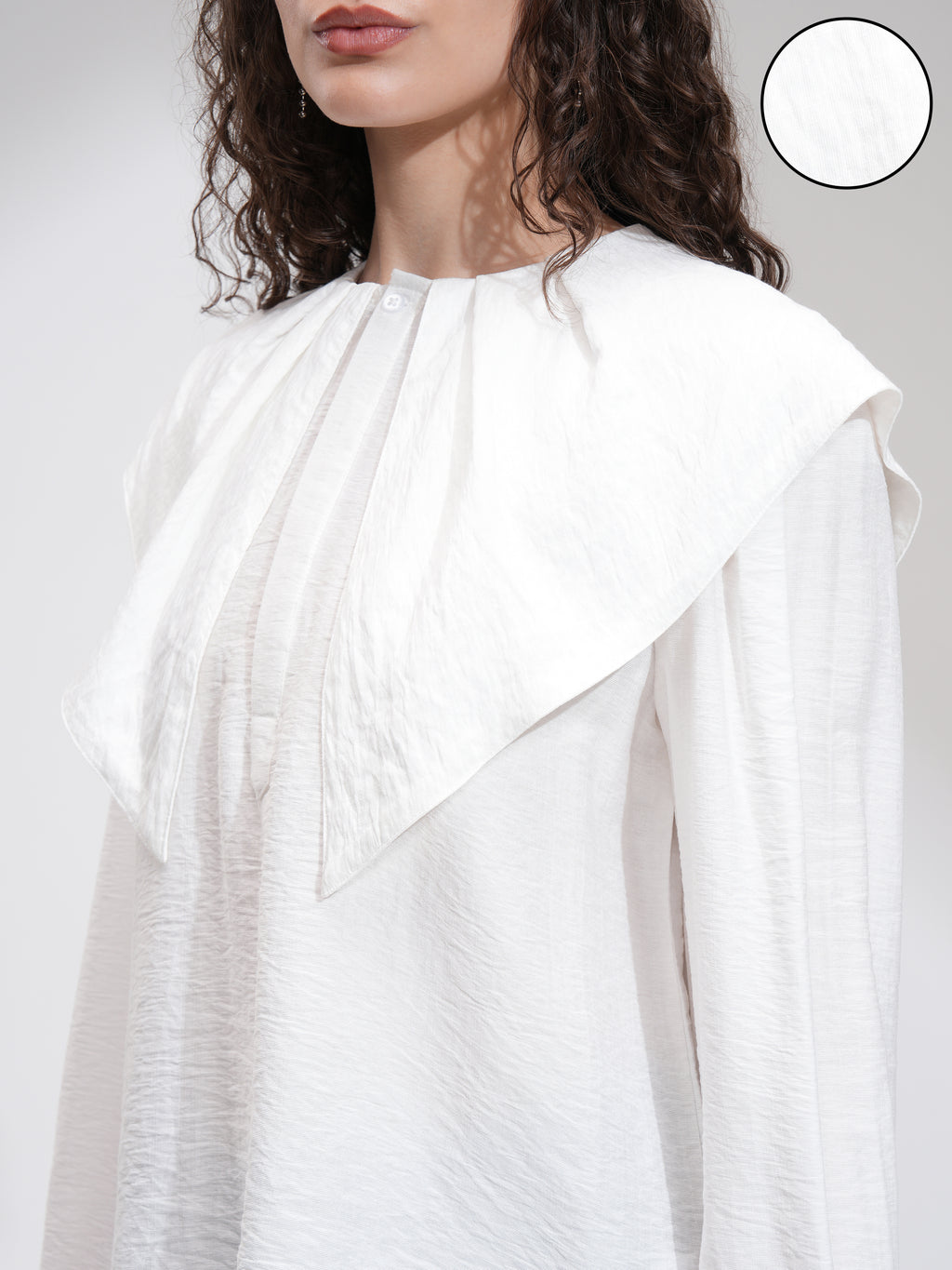 Tokyo Talkies Women White Solid Regular Top - White - Image 5