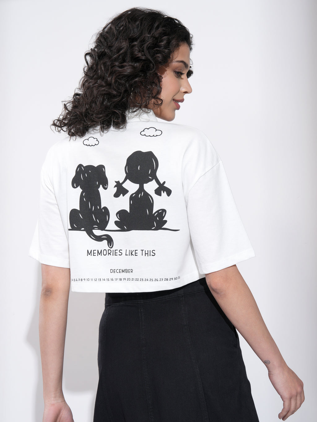 Tokyo Talkies Women White Printed Regular Top - White - Image 3