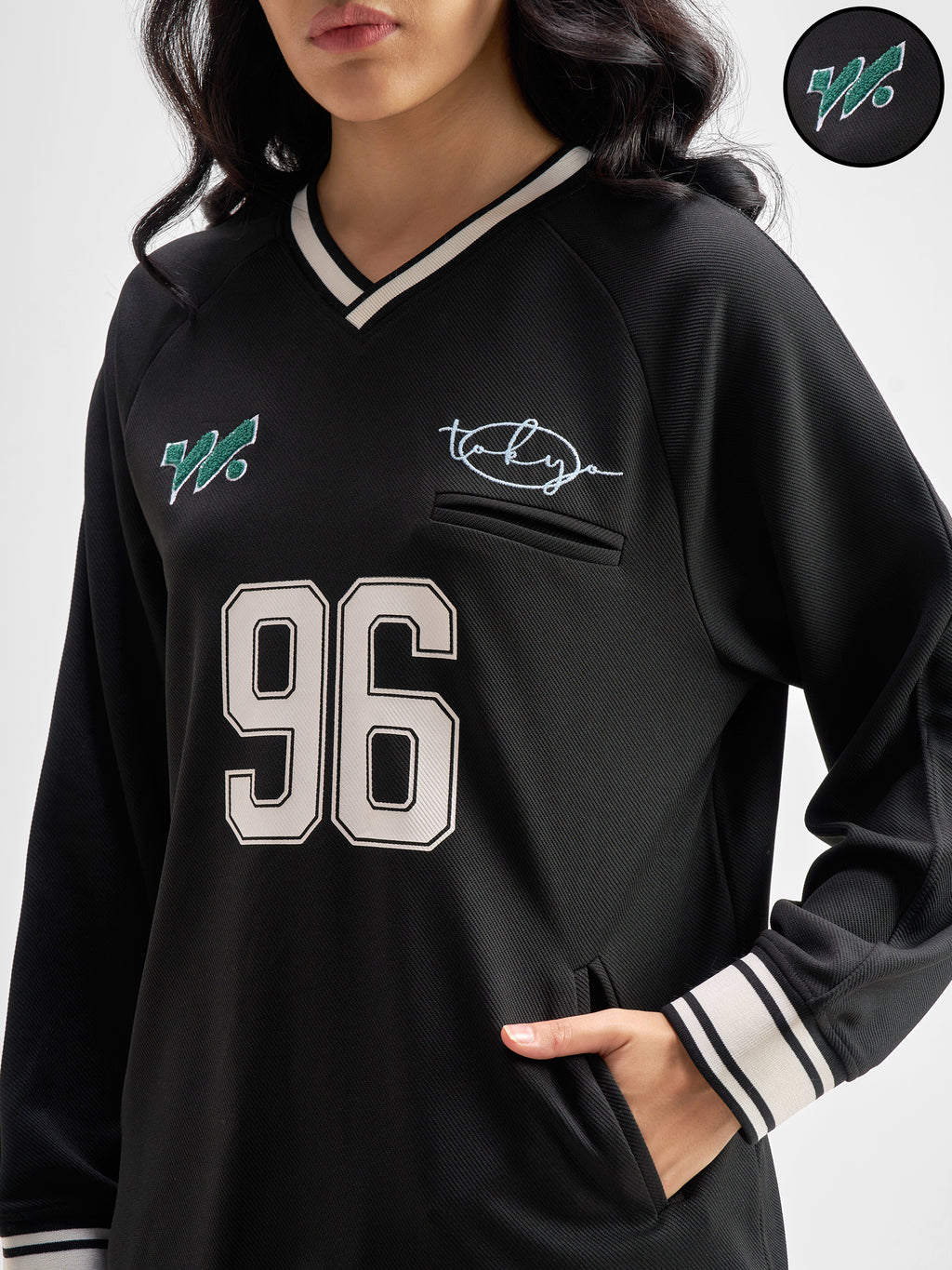 Tokyo Talkies Women Black Printed Regular Top - Black - Image 5