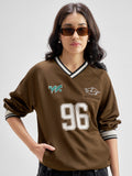 Tokyo Talkies Women Brown Printed Regular Top - Brown - Image 1