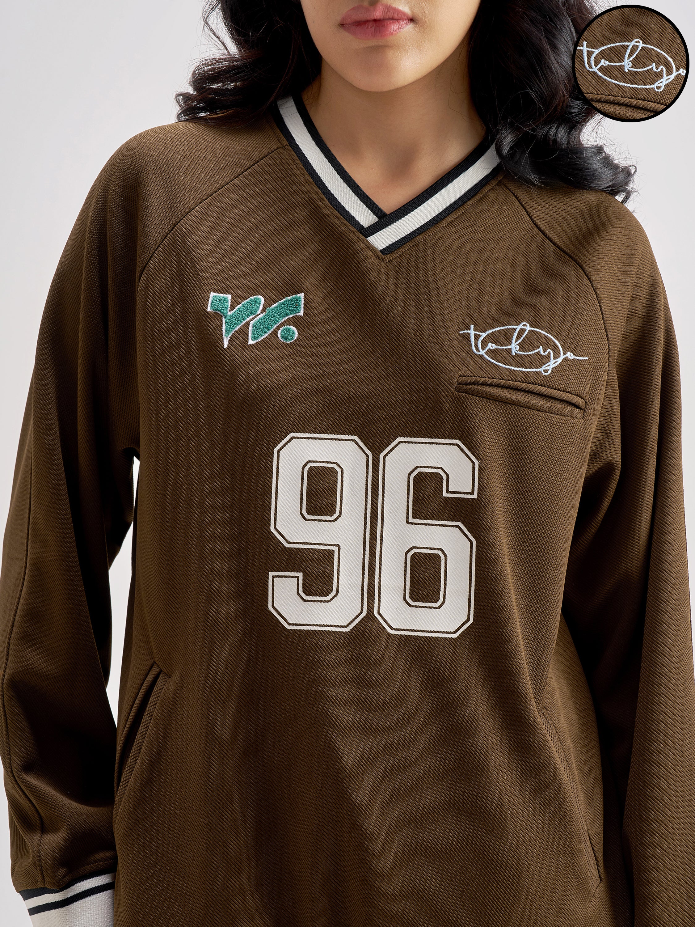 Tokyo Talkies Women Brown Printed Regular Top - Brown - Image 5