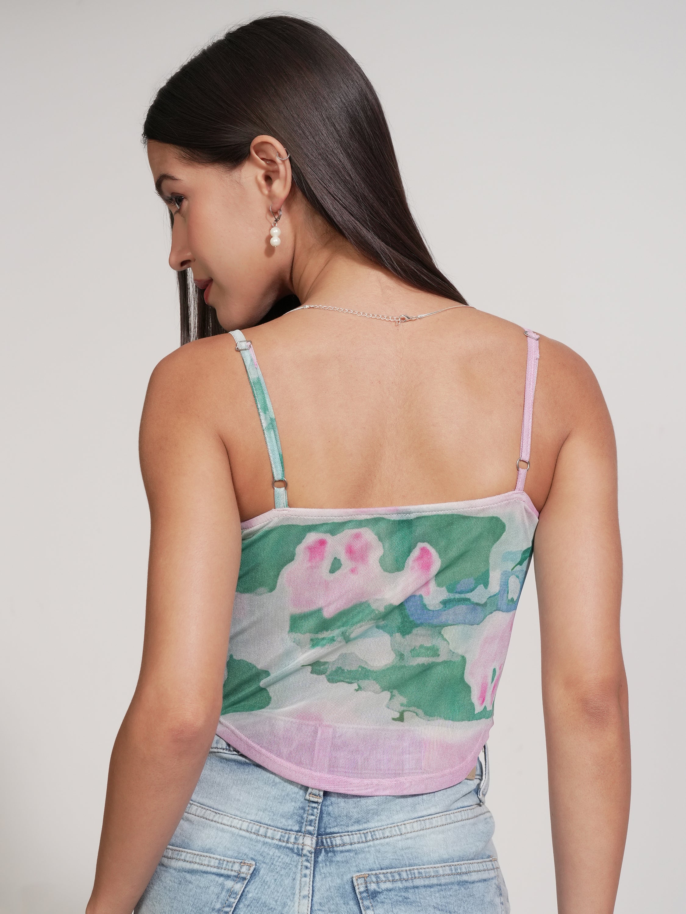 Tokyo Talkies Women Multi Printed Regular Top - Multi - Image 3