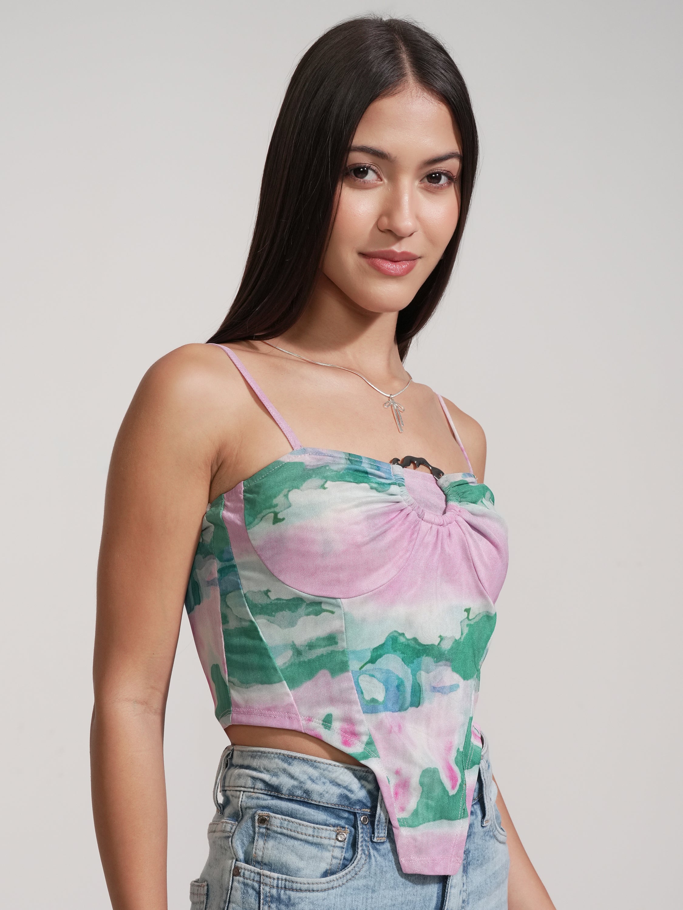 Tokyo Talkies Women Multi Printed Regular Top - Multi - Image 6