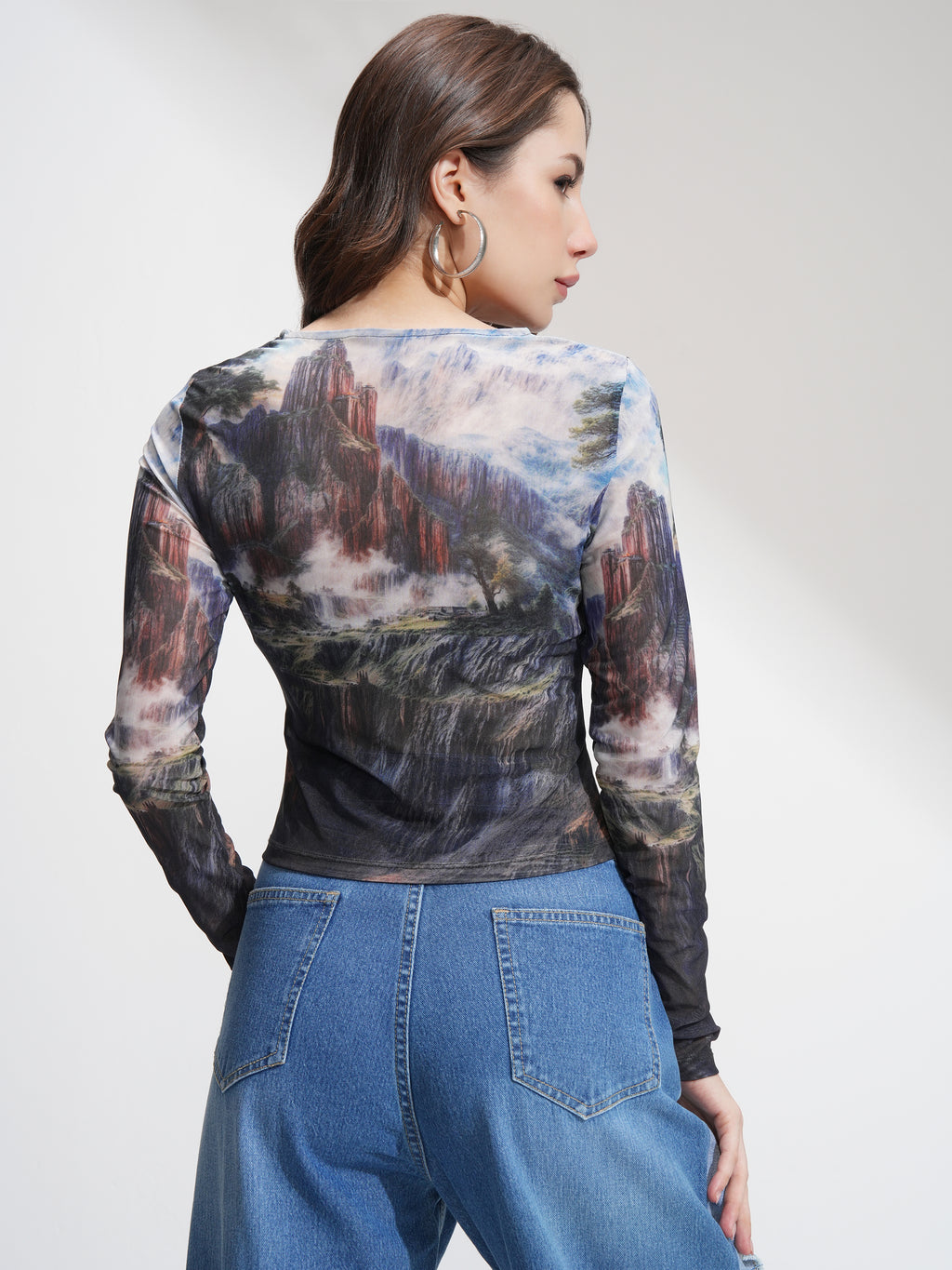 Tokyo Talkies Women Multi Printed Regular Top - Multi - Image 3