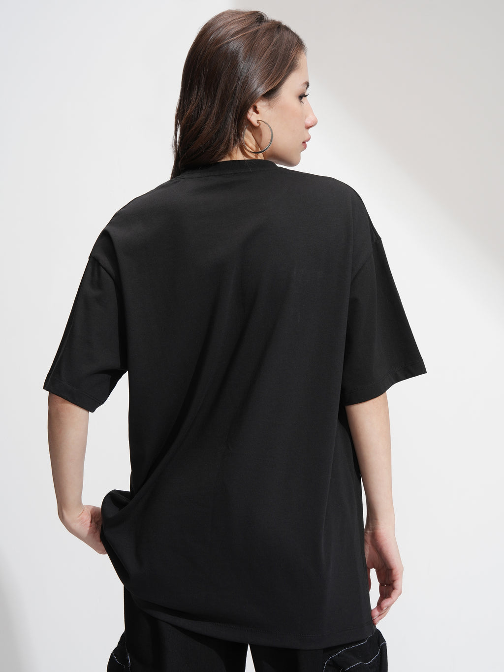 Tokyo Talkies Women Black Embroidered Regular Top - Black - Image 3