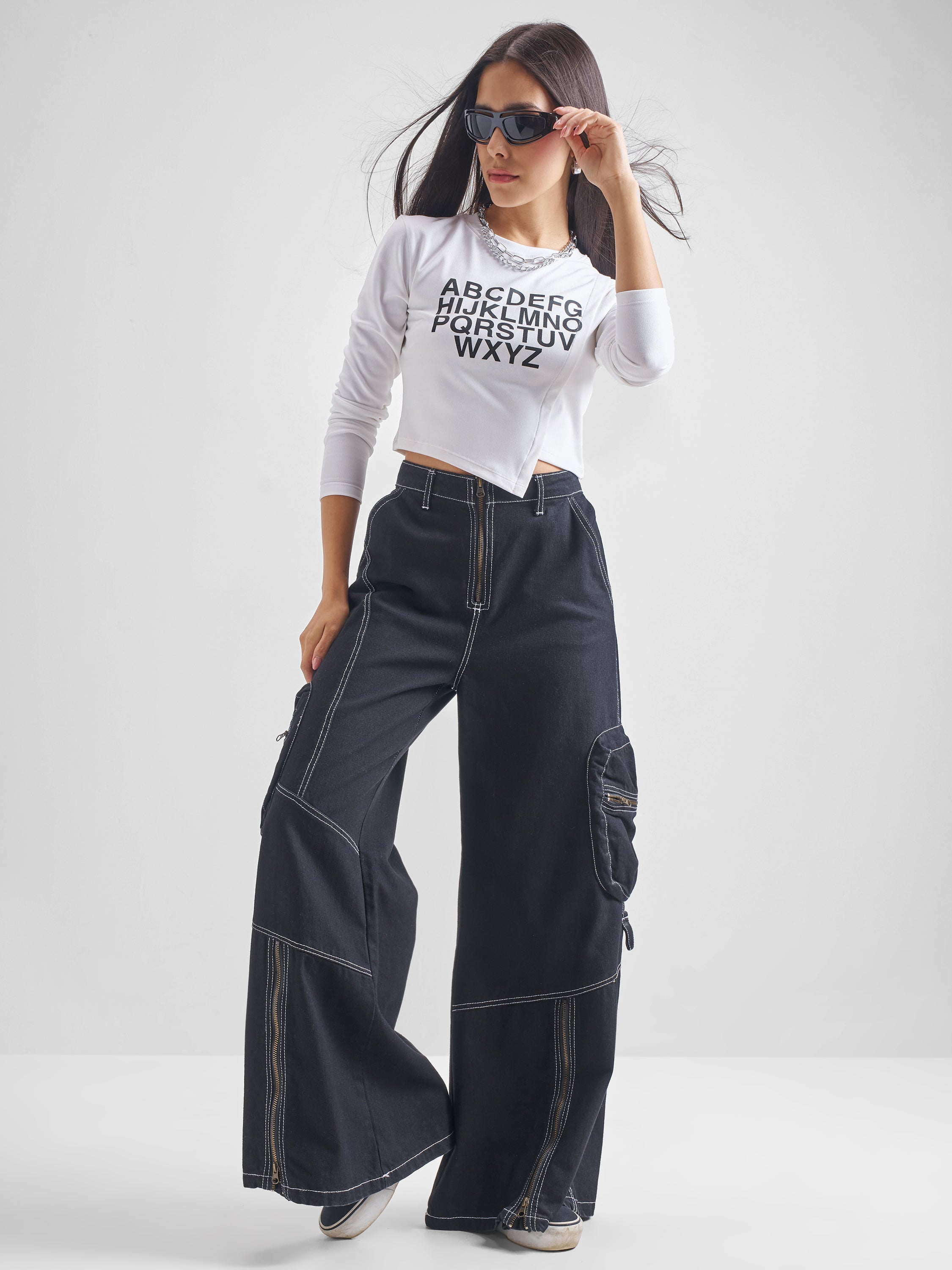 Street By Tokyo Talkies Women White Printed Regular Top - White - Image 2