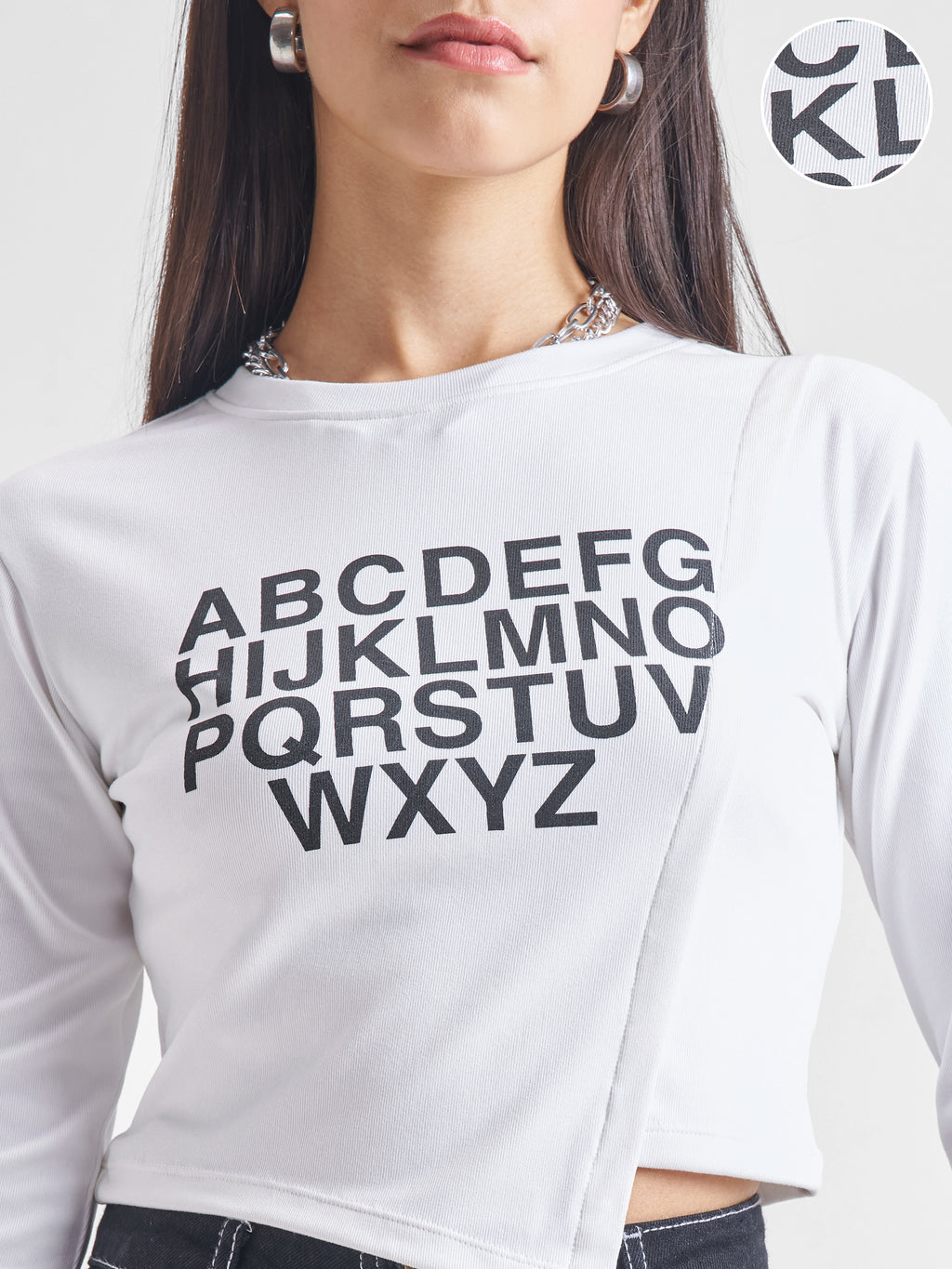 Street By Tokyo Talkies Women White Printed Regular Top - White - Image 5