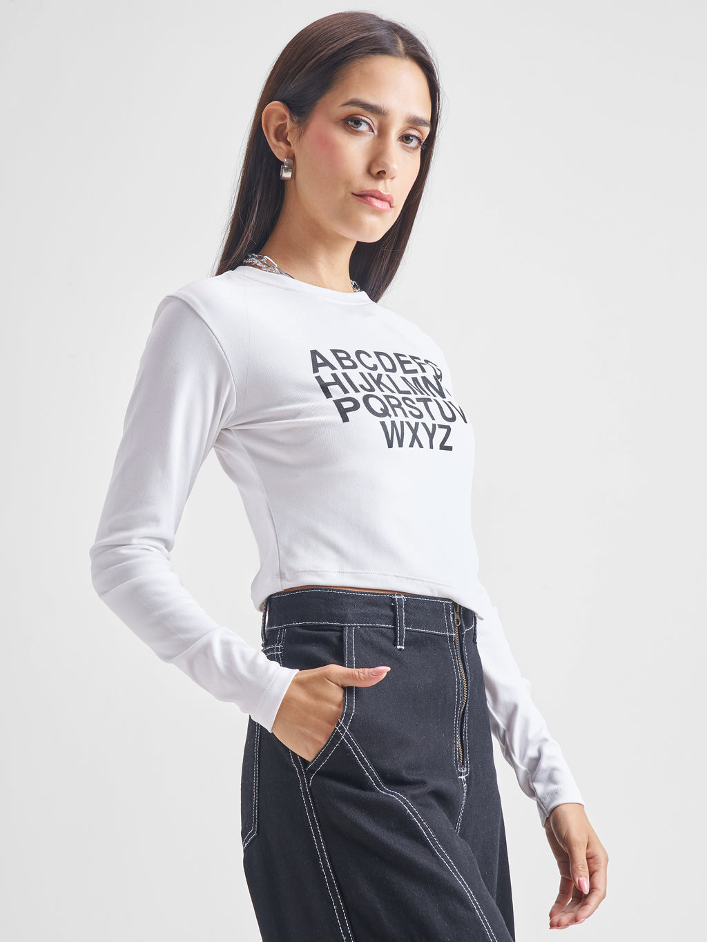 Street By Tokyo Talkies Women White Printed Regular Top - White - Image 6