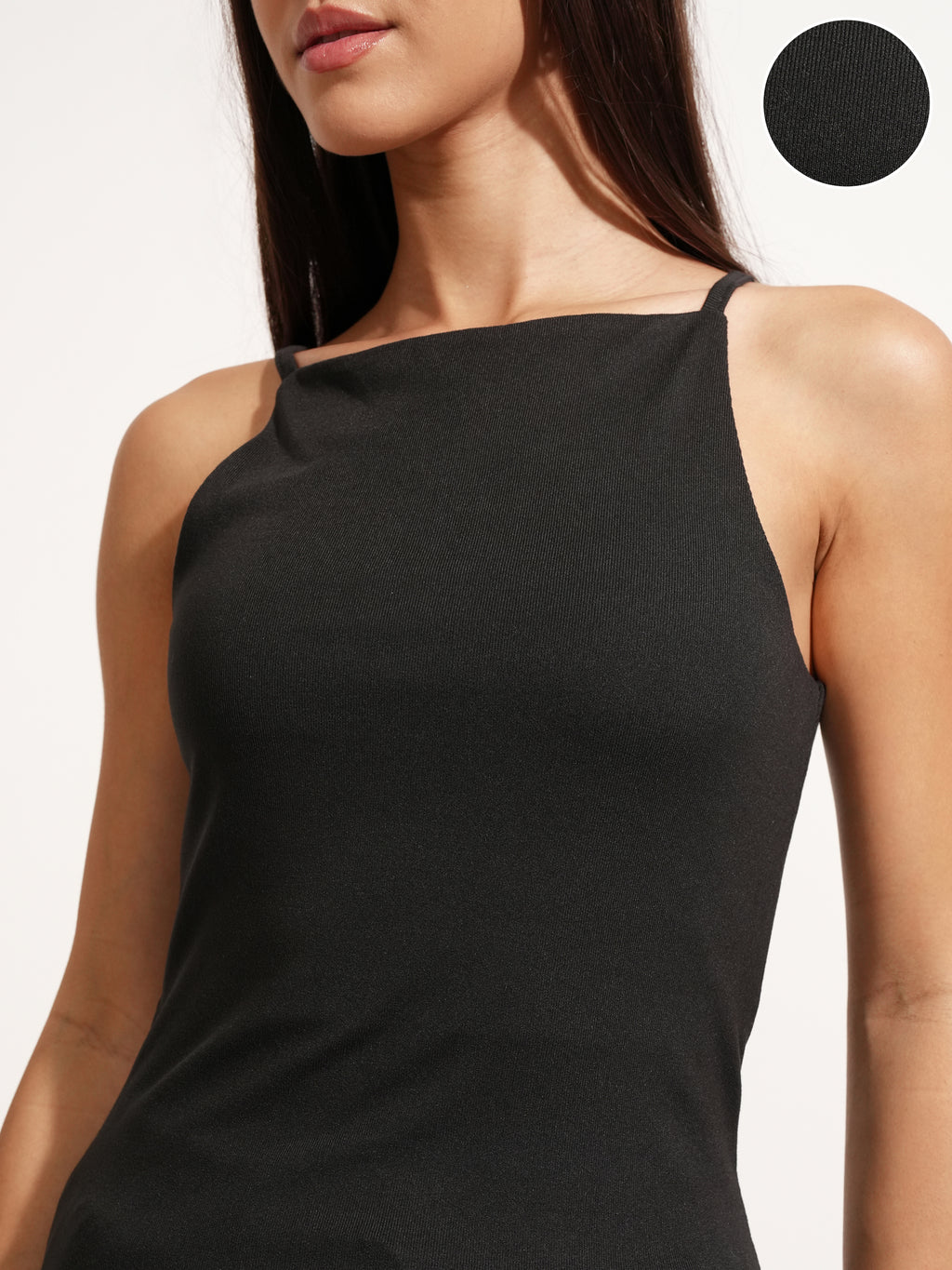 Tokyo Talkies Women Black Solid Regular Top - Black - Image 5