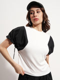 Tokyo Talkies Women White Solid Regular Top - White - Image 1
