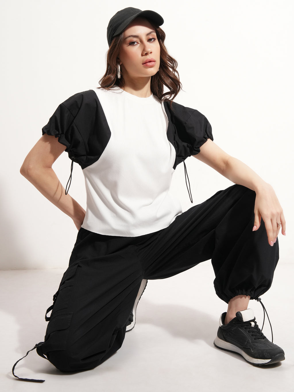 Tokyo Talkies Women White Solid Regular Top - White - Image 2