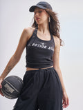 Tokyo Talkies Women Black Printed Regular Top - Black - Image 1