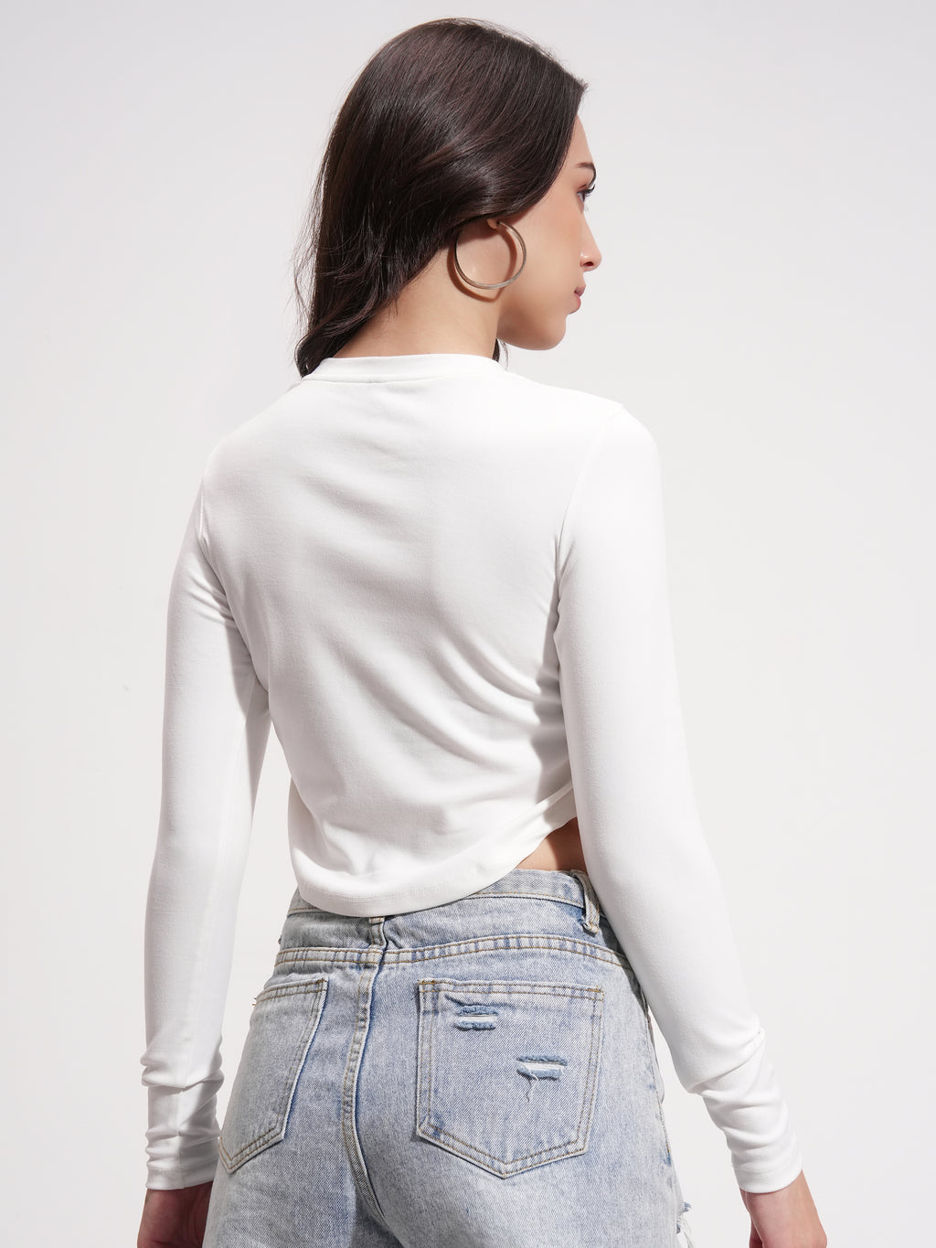 Tokyo Talkies Women White Printed Regular Top - White - Image 3