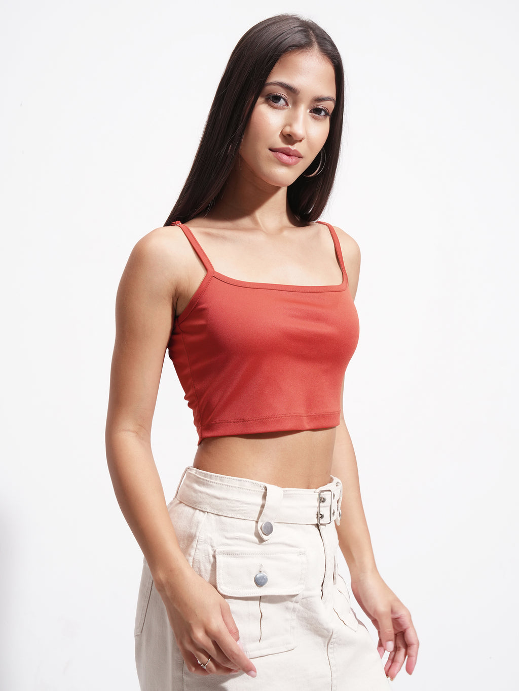Tokyo Talkies Women Red Printed Regular Top - Red - Image 6