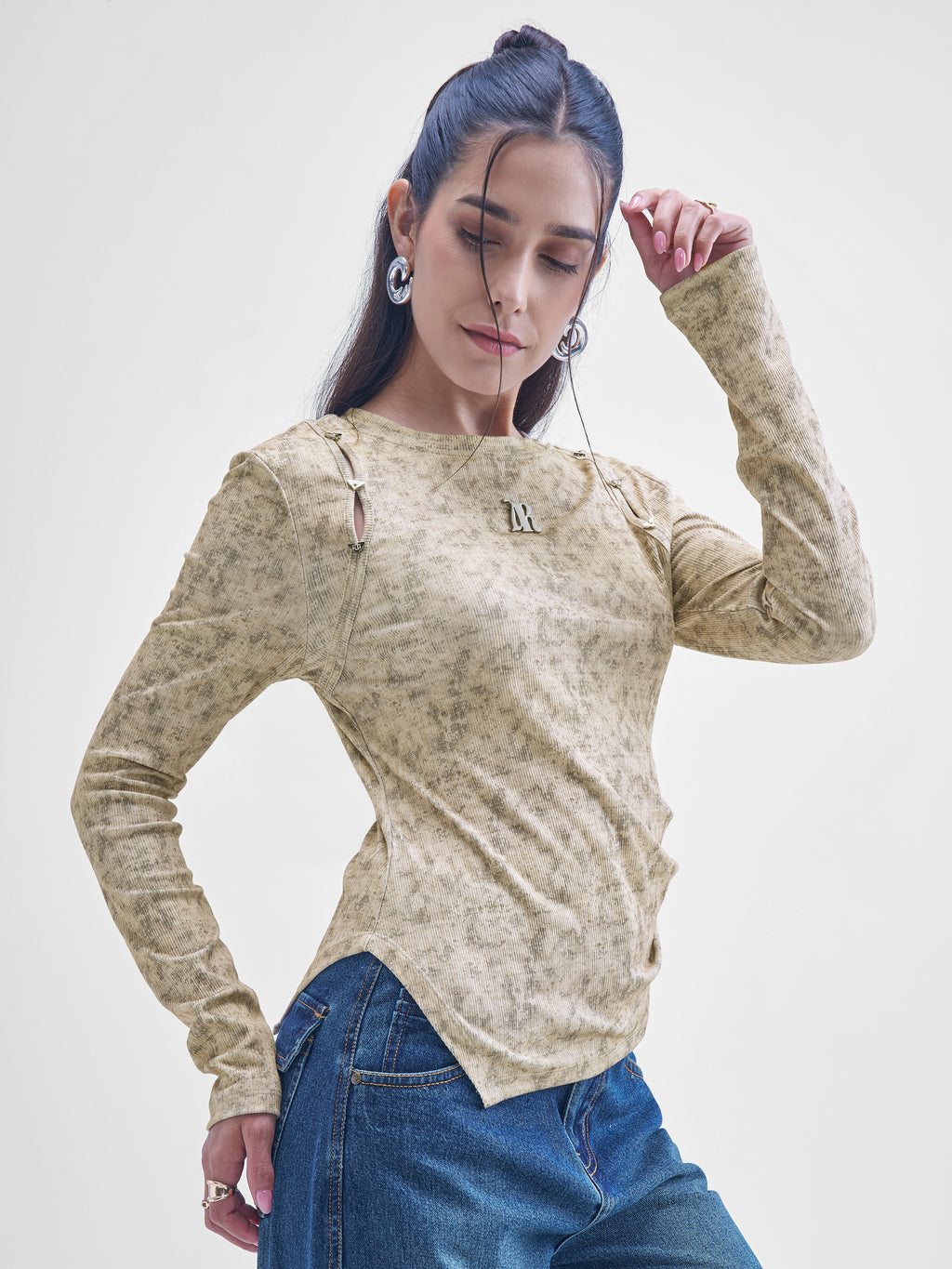 Street By Tokyo Talkies Women Brown Printed Shirt Style Top - Brown - Image 6