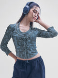 Street By Tokyo Talkies Women Black Printed Shirt Style Top - Black - Image 1