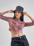 Street By Tokyo Talkies Women Maroon Printed Regular Top - Maroon - Image 1