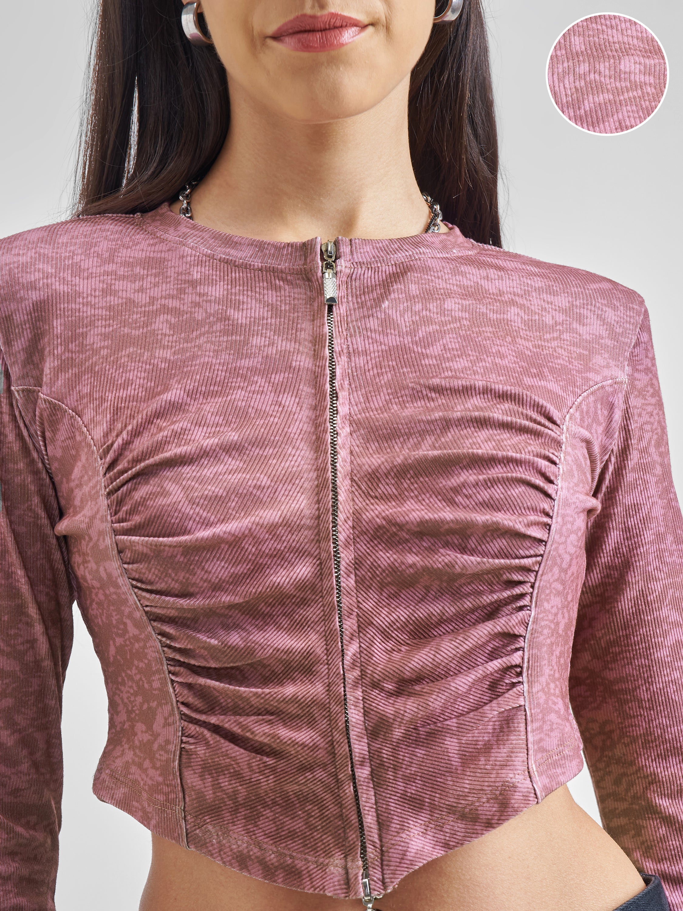 Street By Tokyo Talkies Women Maroon Printed Regular Top - Maroon - Image 5
