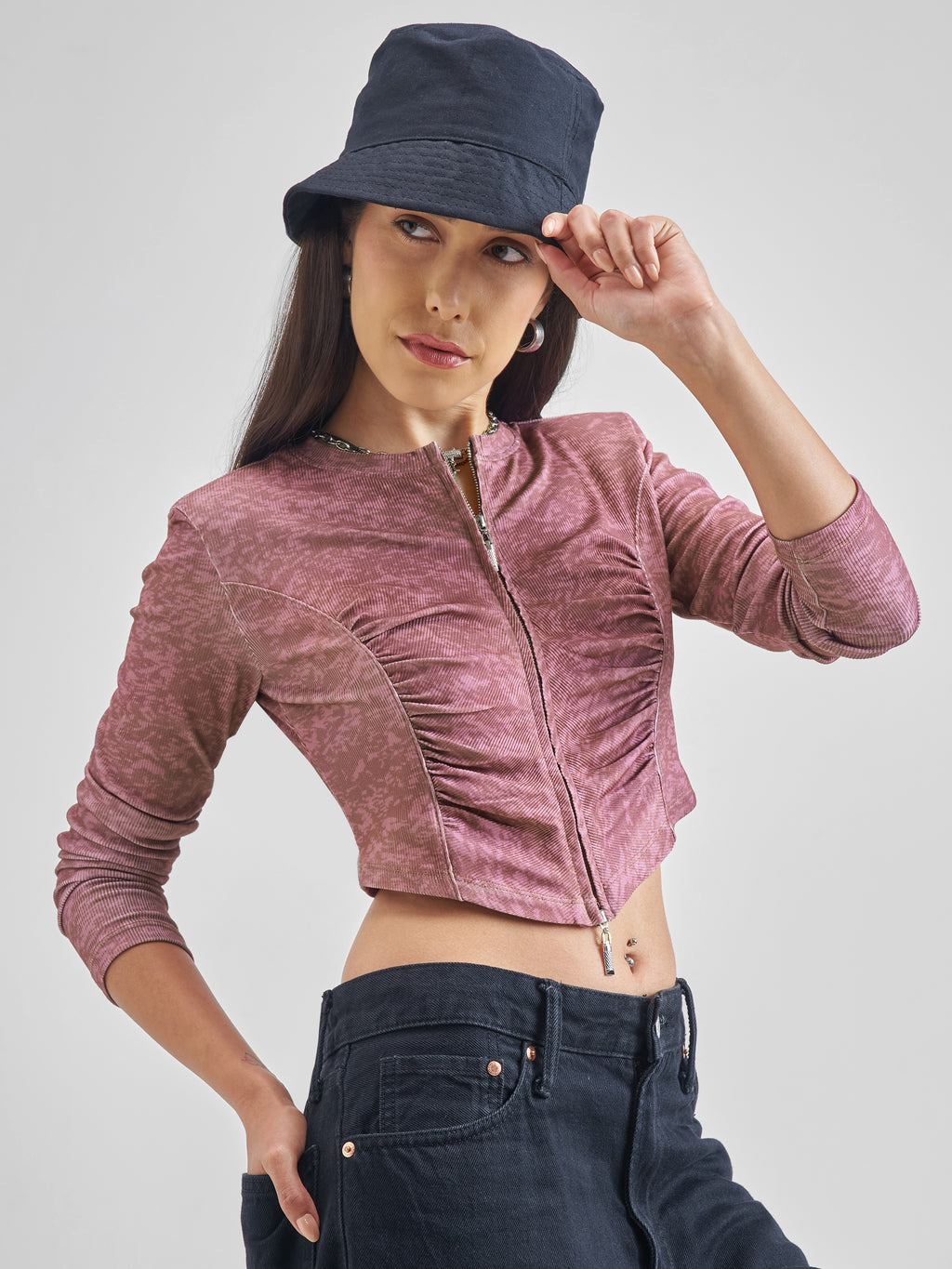 Street By Tokyo Talkies Women Maroon Printed Regular Top - Maroon - Image 6