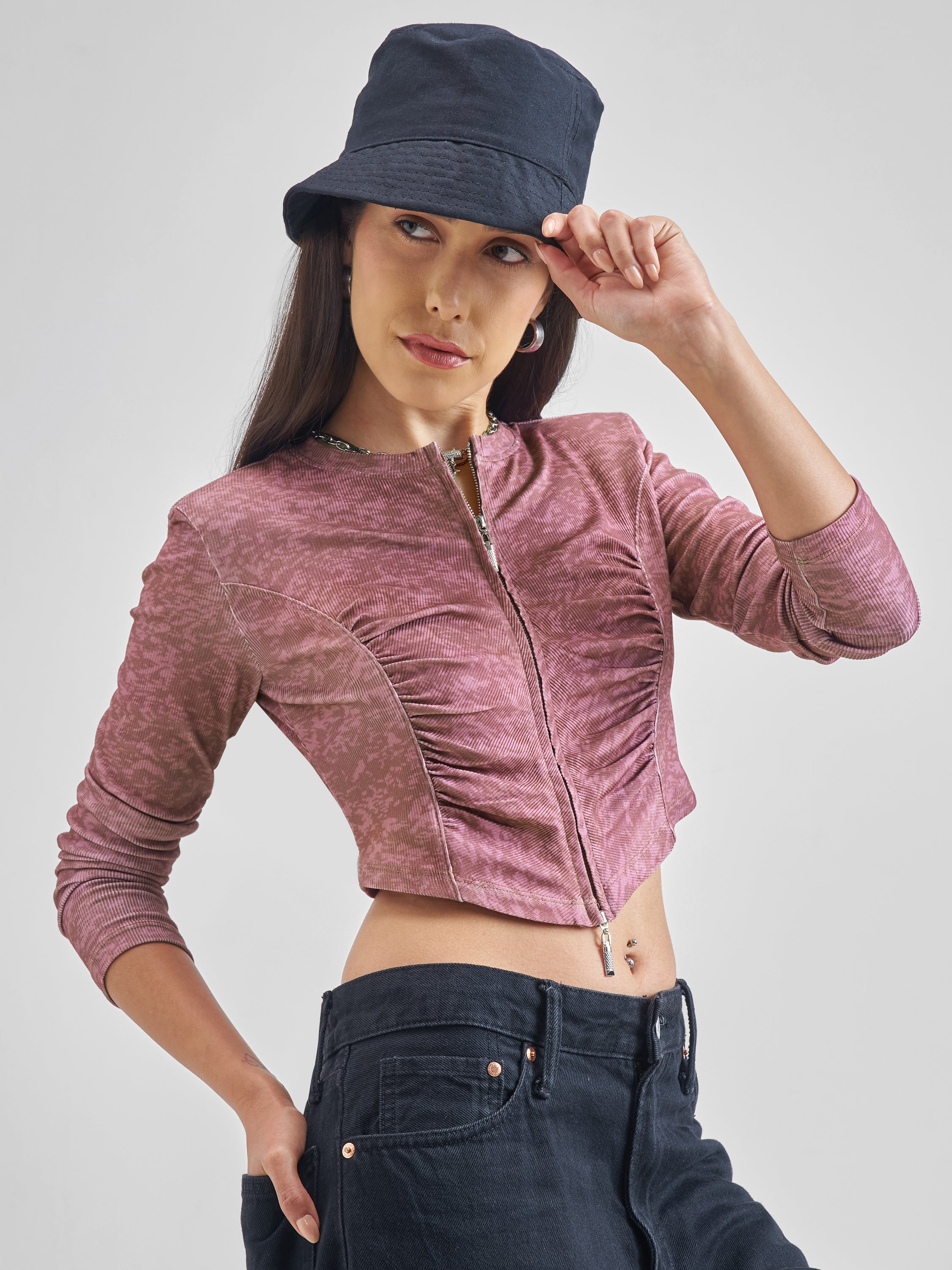 Street By Tokyo Talkies Women Maroon Printed Regular Top - Maroon - Image 6