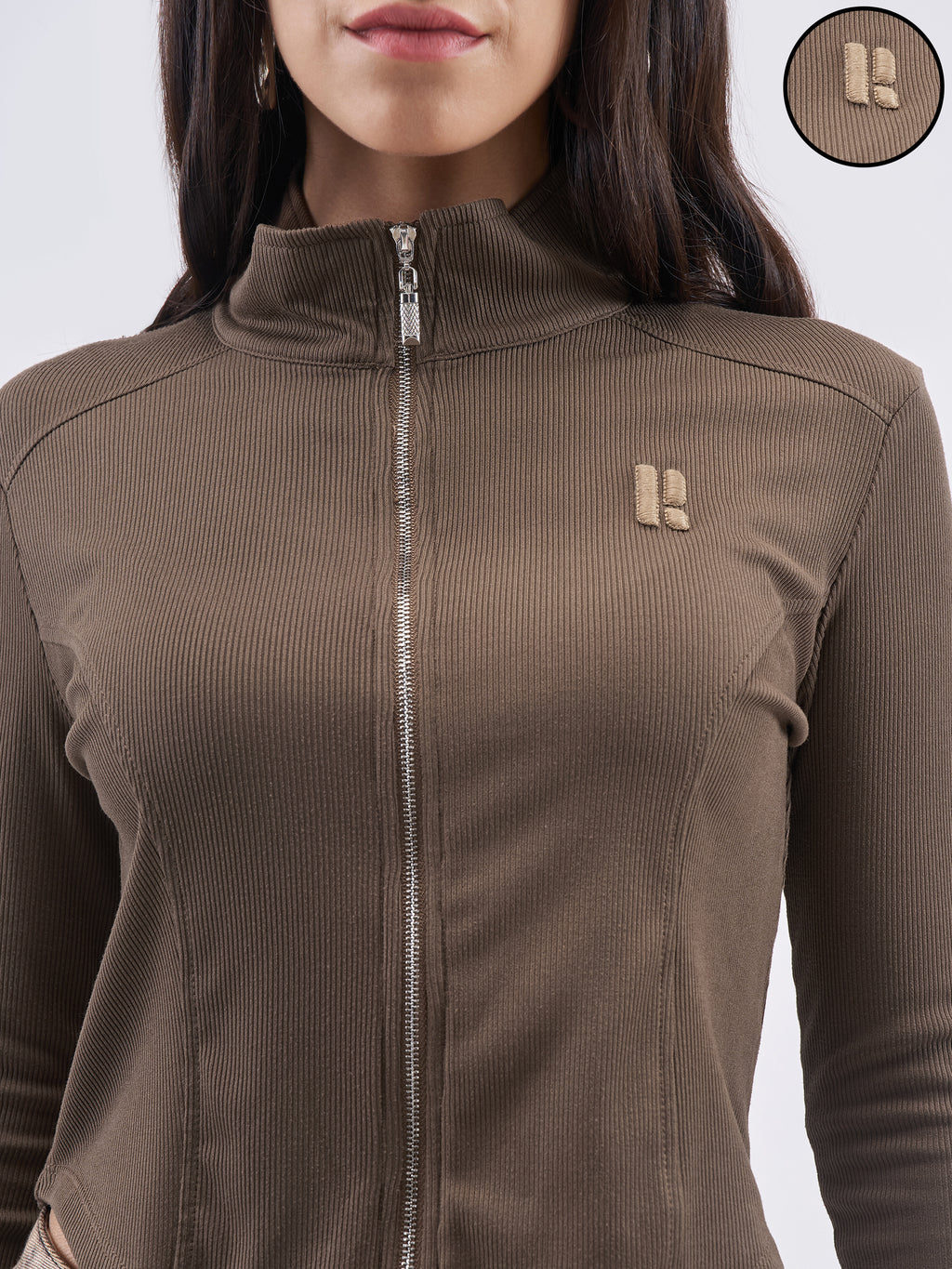 Street By Tokyo Talkies Women Brown Solid Shirt Style Top - Brown - Image 5