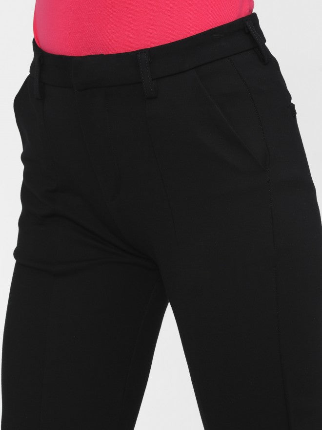 Tokyo Talkies Womens Black Slim Fit Trouser - Black - Image 4