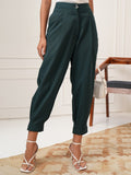 Tokyo Talkies Women Teal Solid Regular Fit Joggers - Teal - Image 1