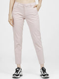 Tokyo Talkies Women Pink Solid Tapered Fit Casual Trouser - Pink - Image 1