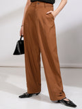Tokyo Talkies Women Tan Solid Regular Fit Casual Trouser - Tan - Image 1