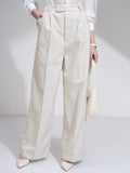 Tokyo Talkies Women Beige Solid Flared Casual Trouser - Beige - Image 1