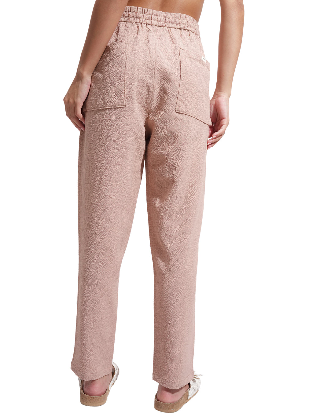 Tokyo Talkies Women Pink SOlid Regular Fit Casual Trouser - Pink - Image 8