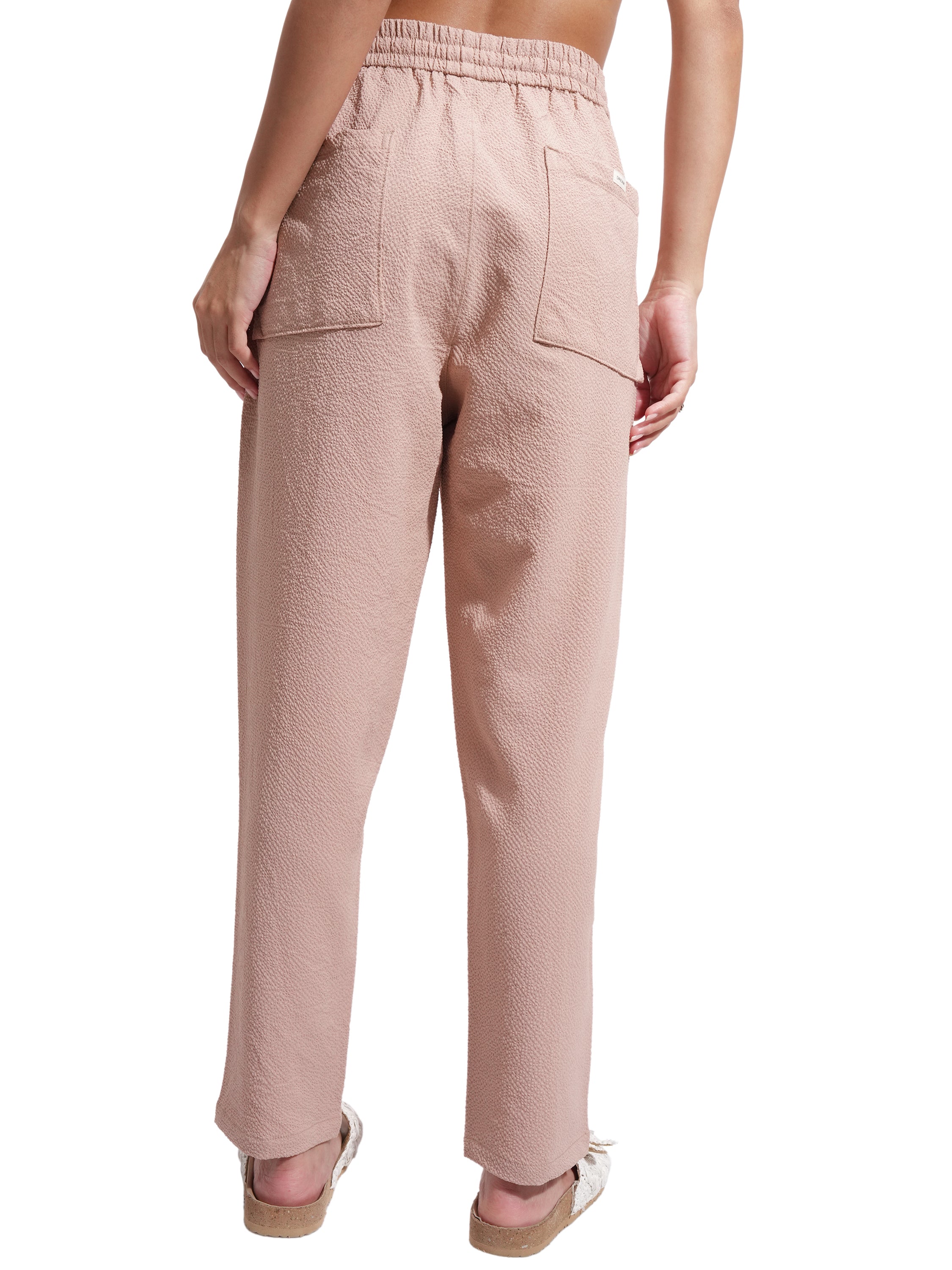 Tokyo Talkies Women Pink SOlid Regular Fit Casual Trouser - Pink - Image 8