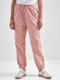 Street By Tokyo Talkies Women Pink Solid Regular Fit Regular Jogger - Pink - Image 1
