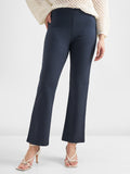 Tokyo Talkies Women Navy Blue Solid Bootcut Regular Trouser - Navy Blue - Image 1