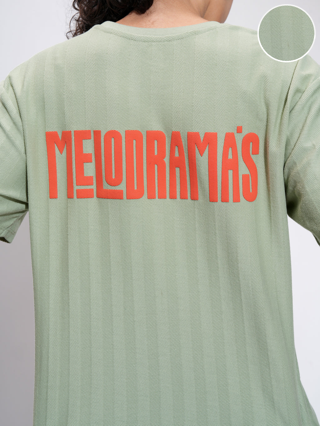 Tokyo Talkies Women Green Printed Round Neck Oversized Fit T-Shirt - Green - Image 5