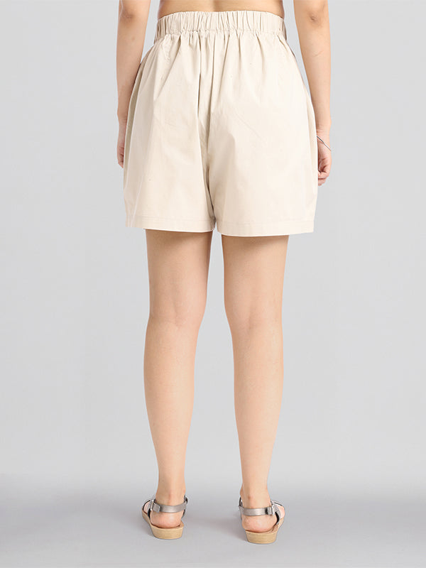 Basics By Tokyo Talkies Women Pink Regular Fit Regular Shorts - Pink - Image 3