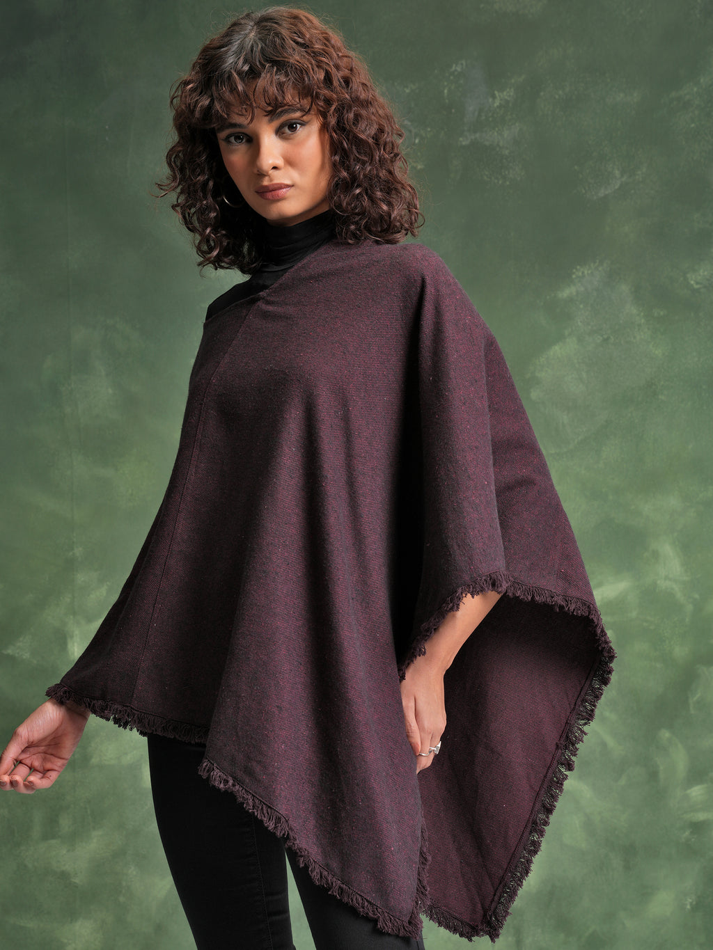 Tokyo Talkies Women Purple Solid Regular Top - Purple - Image 4