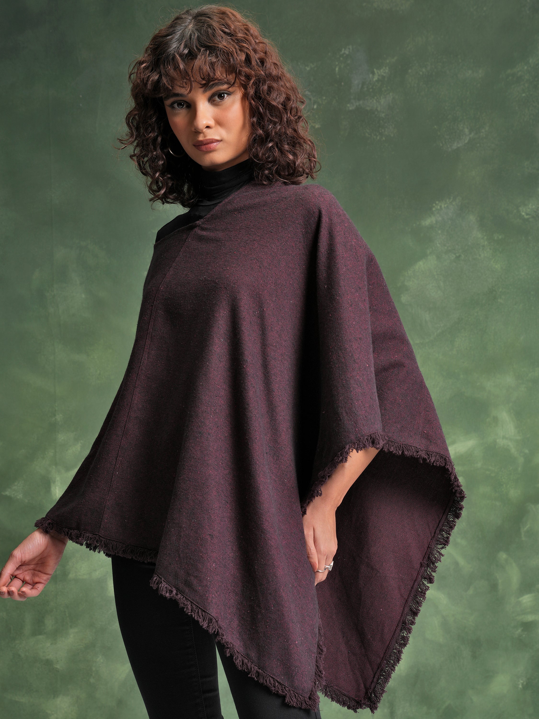 Tokyo Talkies Women Purple Solid Regular Top - Purple - Image 4