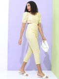 Tokyo Talkies Women Yellow Solid Jumpsuit - Yellow - Image 1