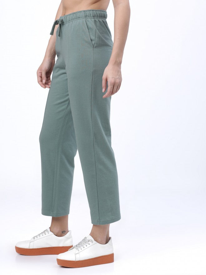 Tokyo Talkies Womens Lily Pad Casual Track Pant - Grey - Image 3
