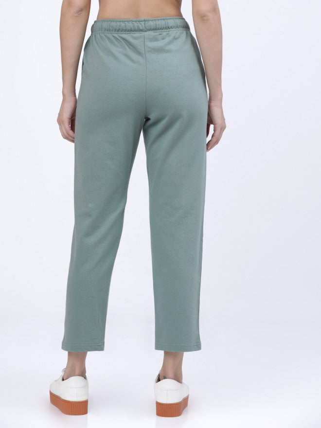 Tokyo Talkies Womens Lily Pad Casual Track Pant - Grey - Image 4