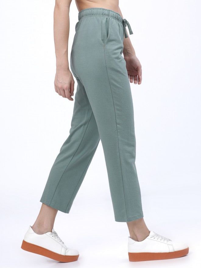 Tokyo Talkies Womens Lily Pad Casual Track Pant - Grey - Image 7