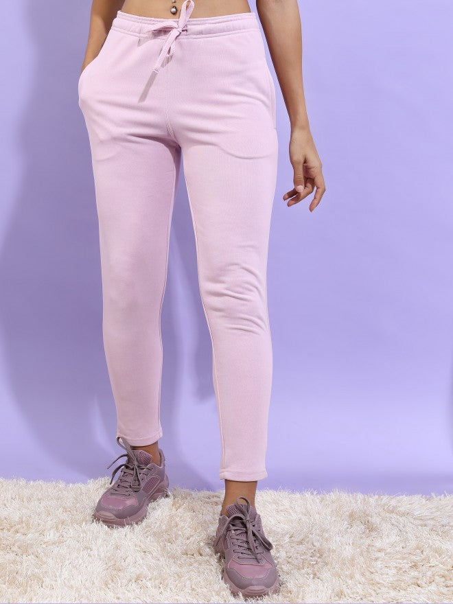 Tokyo Talkies Women Purple Slim Fit Track Pant - Purple - Image 4